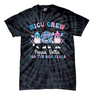 Nicu Crew Nurse Poppin Bottles For The New Years L&D Nurse Tie-Dye T-Shirt