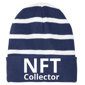 NFT Collector Striped Beanie with Solid Band