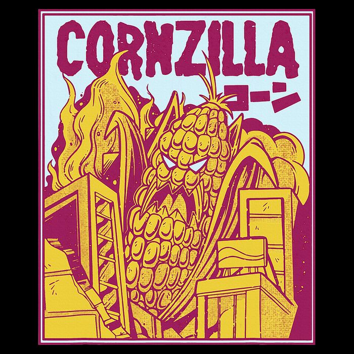 Nebraska Corn Drawstring Bag