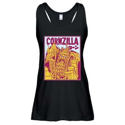 Nebraska Corn Ladies Essential Flowy Tank