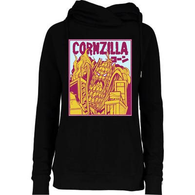 Nebraska Corn Womens Funnel Neck Pullover Hood