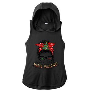 Nurse Christmas Nurse Minority Nurse SantaS Favorite Nurse Gift Ladies PosiCharge Tri-Blend Wicking Draft Hoodie Tank