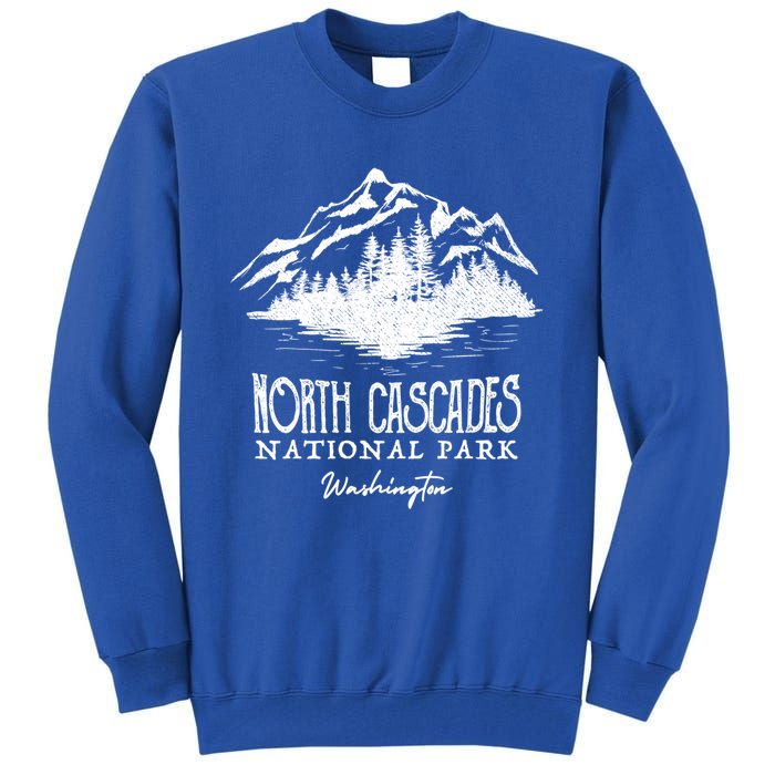 North Cascades National Park Mountain Design Cute Gift Tall Sweatshirt