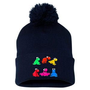 Nerds Candy Pom Pom 12in Knit Beanie