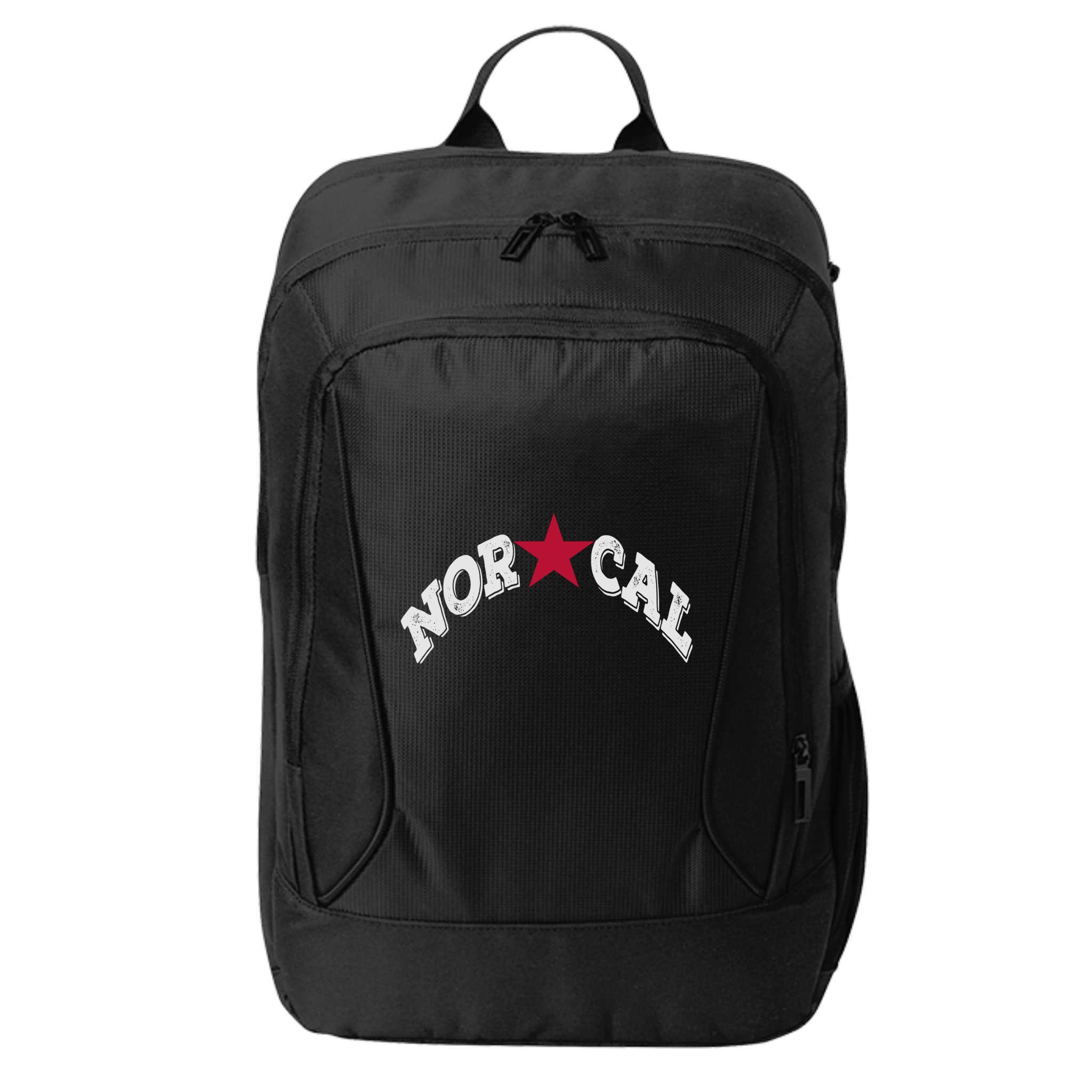Northern California Norcal Nexa Rust Font Style Gift City Backpack