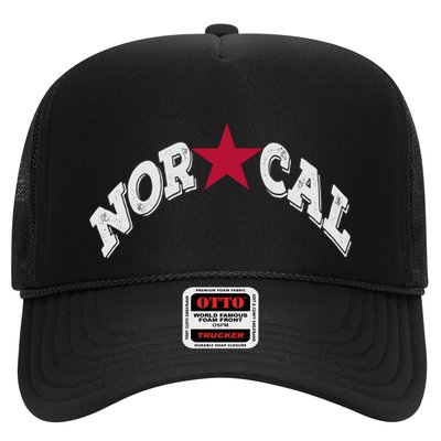 Northern California Norcal Nexa Rust Font Style Gift Trucker Hat