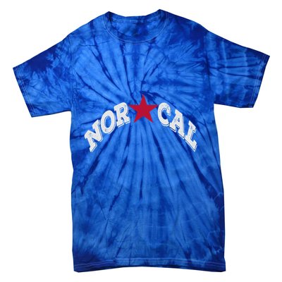 Northern California Norcal Nexa Rust Font Style Gift Tie-Dye T-Shirt
