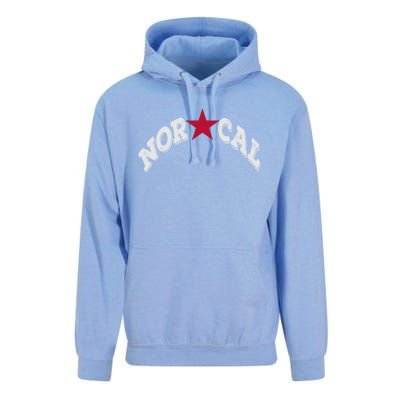 Northern California Norcal Nexa Rust Font Style Gift Unisex Surf Hoodie