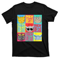 New Cats On He Block Funny Pop Culture Cat Hemed Party T-Shirt