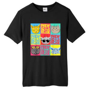 New Cats On He Block Funny Pop Culture Cat Hemed Party Tall Fusion ChromaSoft Performance T-Shirt