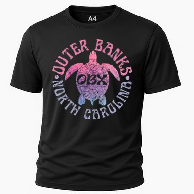 North Carolina Obx Sea Turtle Beach Vintage Great Gift Cooling Performance Crew T-Shirt