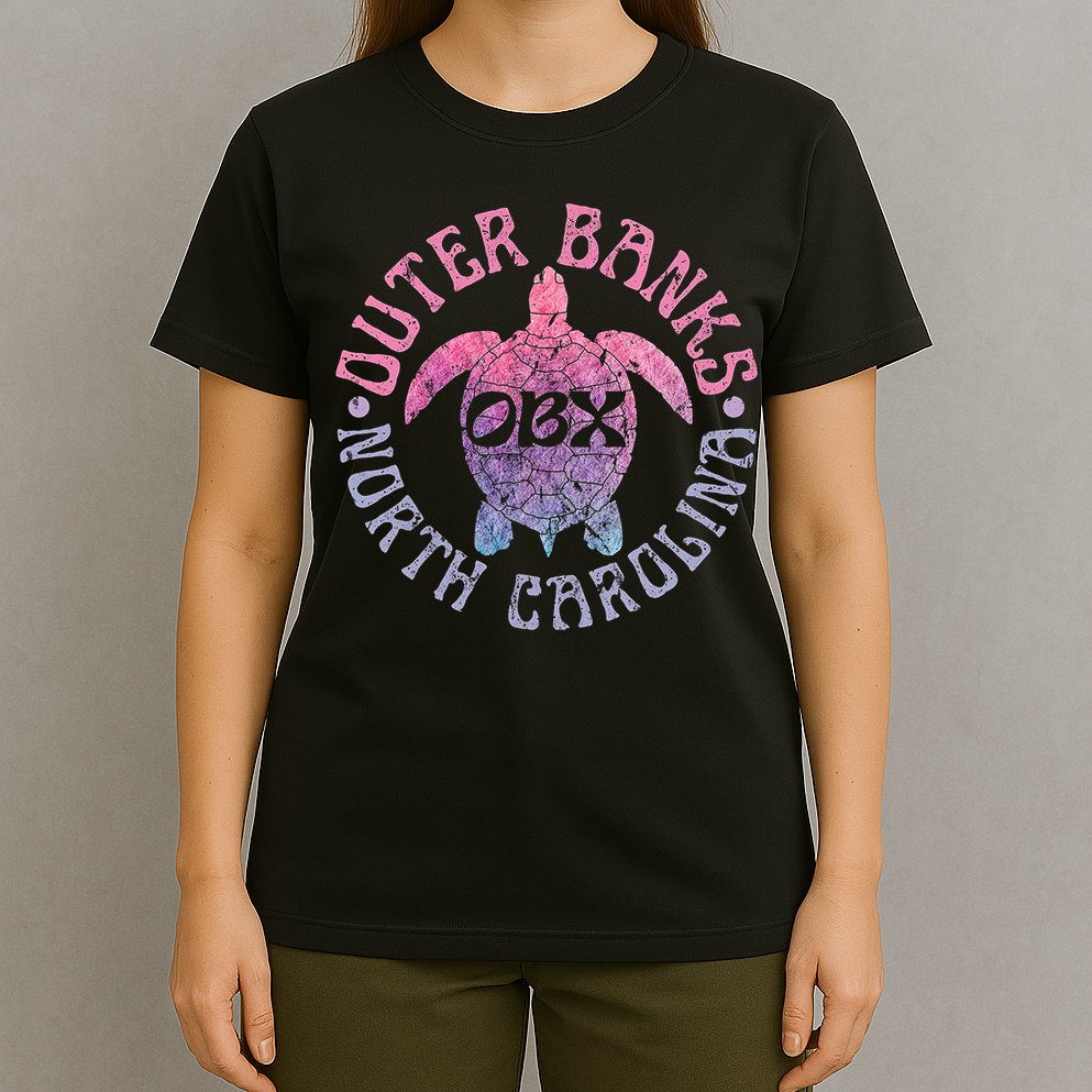North Carolina Obx Sea Turtle Beach Vintage Great Gift T-Shirt