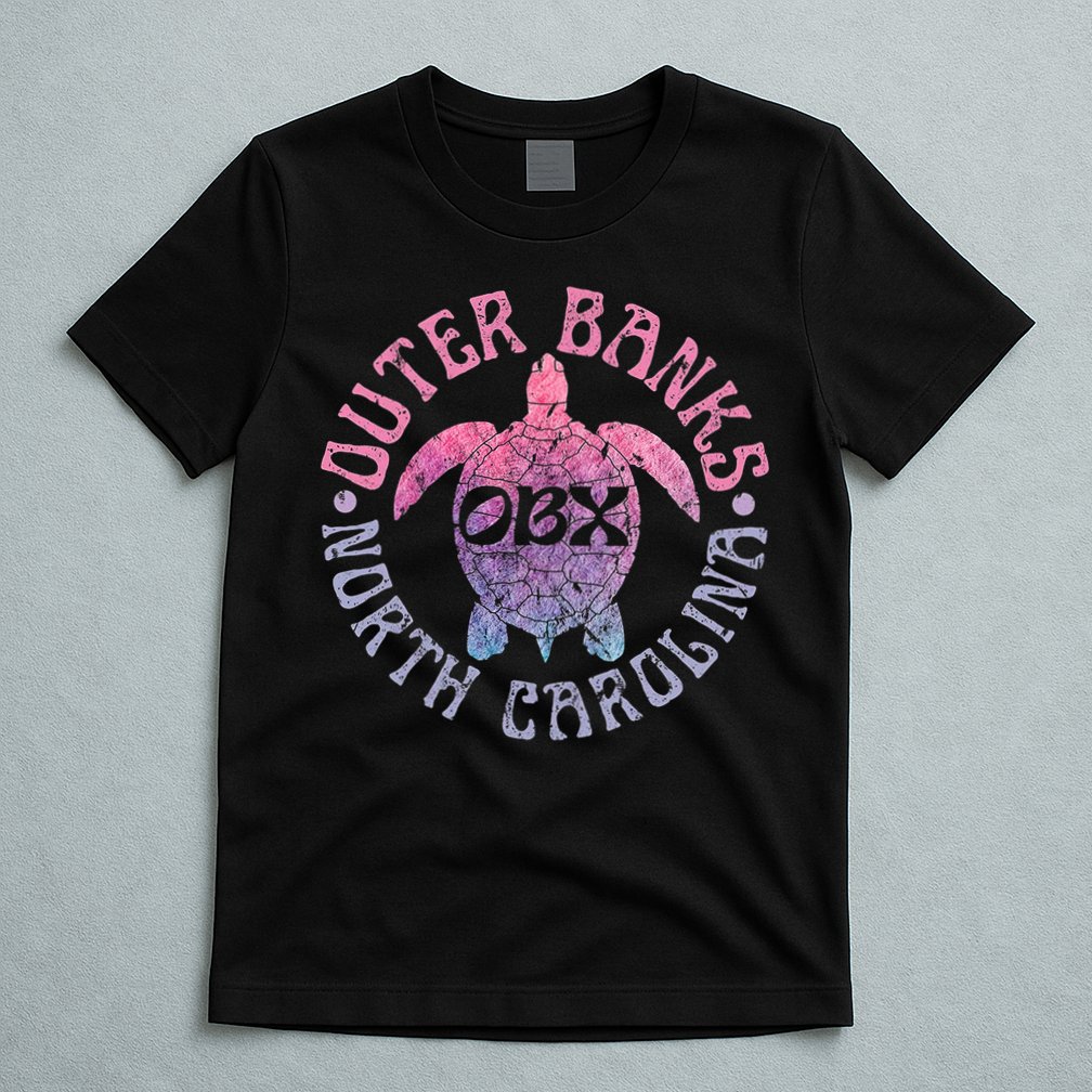 North Carolina Obx Sea Turtle Beach Vintage Great Gift T-Shirt