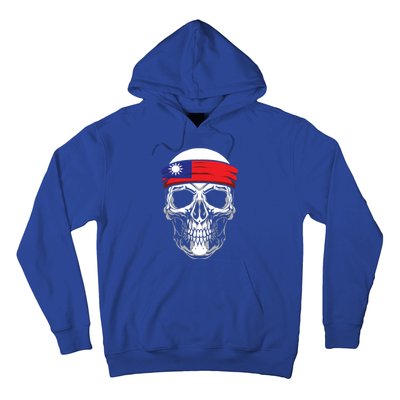 Nationality Country Origin Meaningful Gift Skull Flag Taiwan Funny Gift Hoodie