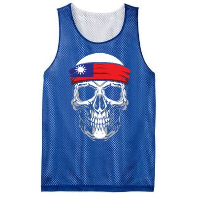 Nationality Country Origin Meaningful Gift Skull Flag Taiwan Funny Gift Mesh Reversible Basketball Jersey Tank