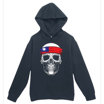 Nationality Country Origin Meaningful Gift Skull Flag Taiwan Funny Gift Urban Pullover Hoodie