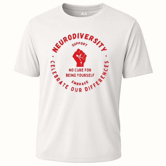 Neurodiversity Celebrate Our Differences Embrace Support Cooling Performance Crew T-Shirt