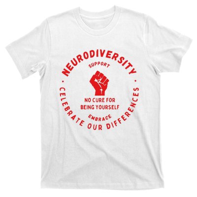 Neurodiversity Celebrate Our Differences Embrace Support T-Shirt