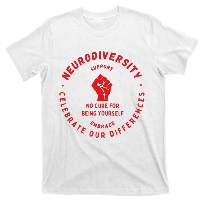 Neurodiversity Celebrate Our Differences Embrace Support T-Shirt