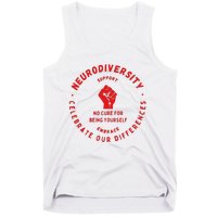 Neurodiversity Celebrate Our Differences Embrace Support Tank Top