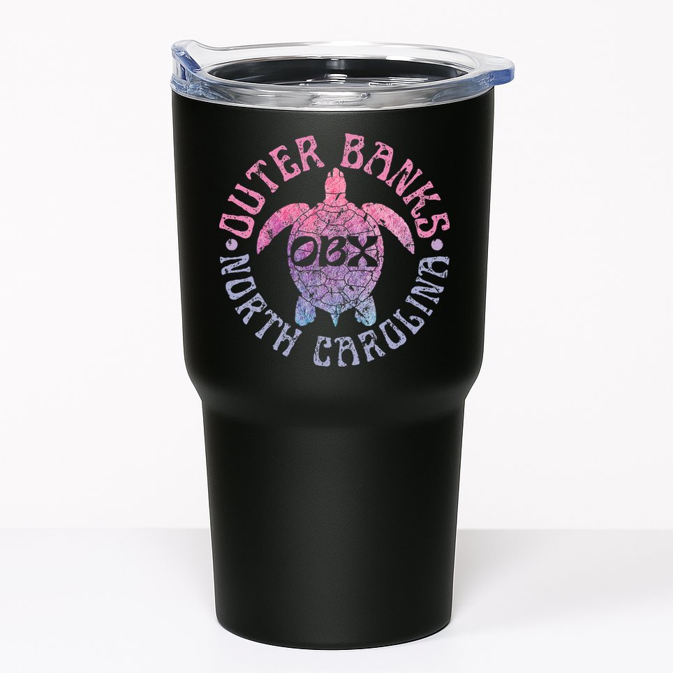 North Carolina Obx Sea Turtle Beach Tumbler