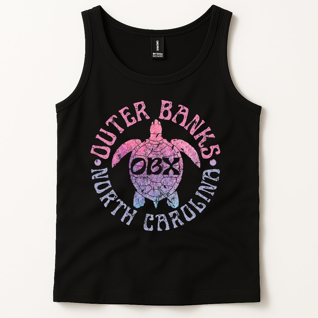 North Carolina Obx Sea Turtle Beach Tank Top