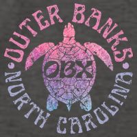 North Carolina Obx Sea Turtle Beach Vector Backpack