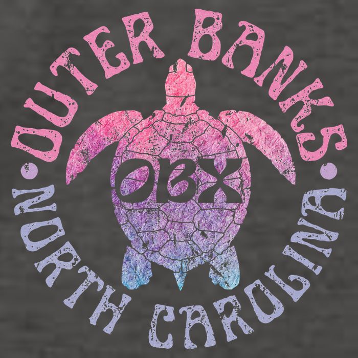 North Carolina Obx Sea Turtle Beach Vector Backpack