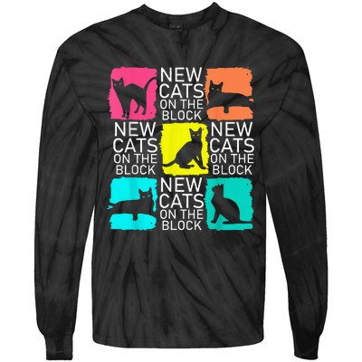 New Cats On The Block Tie-Dye Long Sleeve Shirt