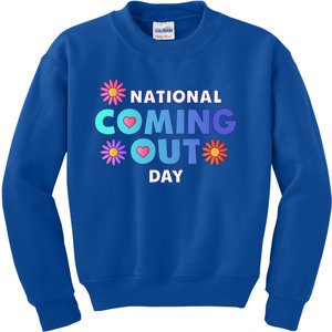 National Coming Out Day Lgbtq Cute Gift Kids Sweatshirt