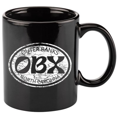 North Carolina Obx Beach Summer Travel 11oz C Handle Ceramic Mug