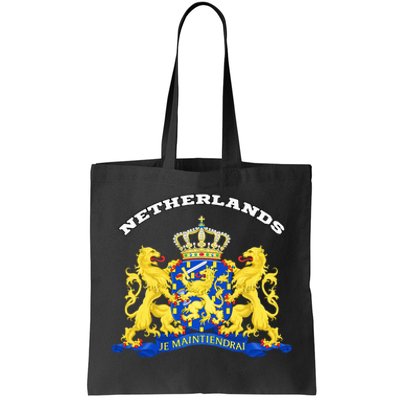 Netherlands Coat Of Arms Flag Souvenir Amsterdam Tote Bag