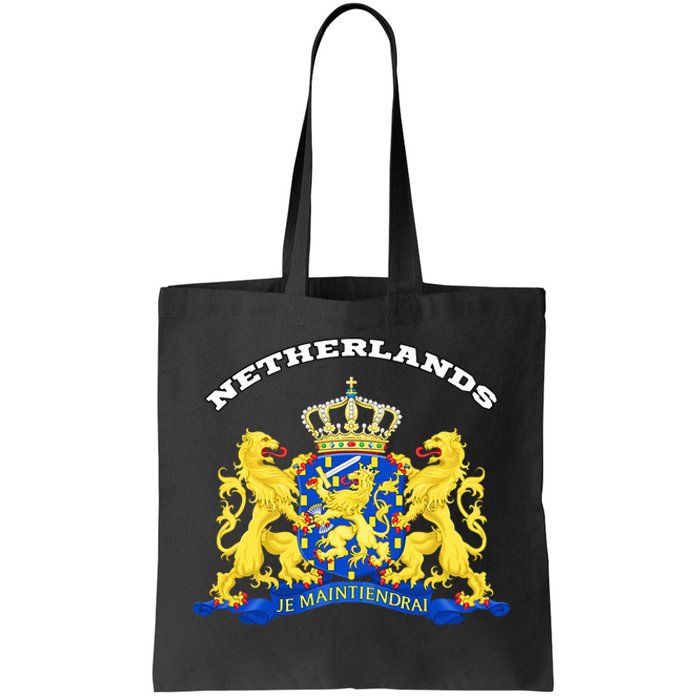 Netherlands Coat Of Arms Flag Souvenir Amsterdam Tote Bag