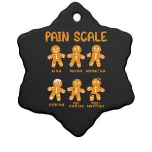 Nurse Christmas Pain Scale Assessment Rn Er Gingerbread Man Ceramic Star Ornament