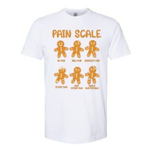 Nurse Christmas Pain Scale Assessment Rn Er Gingerbread Man Softstyle CVC T-Shirt