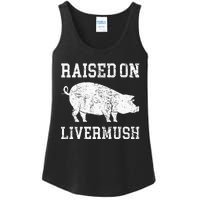 North Carolina Pride Raised On Livermush Ladies Essential Tank