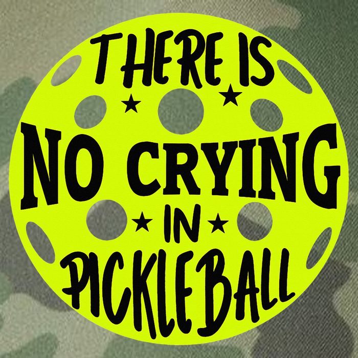 No Crying Pickleball Player Paddleball Lover Dink Funny Legacy Tie Dye Trucker Hat