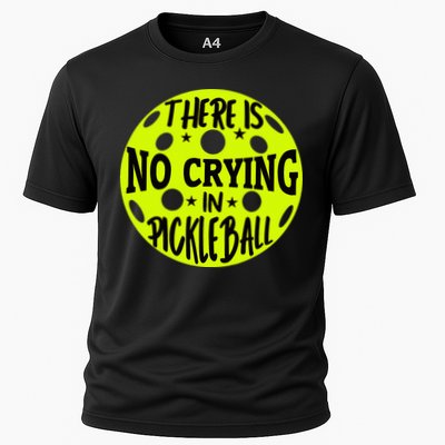 No Crying Pickleball Player Paddleball Lover Dink Funny Performance Shirt