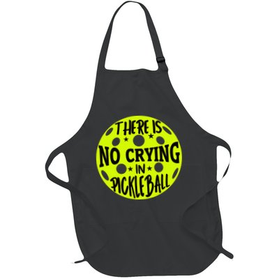 No Crying Pickleball Player Paddleball Lover Dink Funny Apron