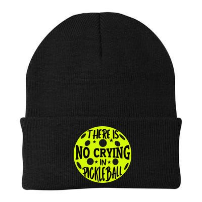 No Crying Pickleball Player Paddleball Lover Dink Funny Beanie
