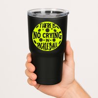 No Crying Pickleball Player Paddleball Lover Dink Funny Tumbler