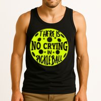 No Crying Pickleball Player Paddleball Lover Dink Funny Tank Top