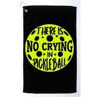 No Crying Pickleball Player Paddleball Lover Dink Funny Golf Towel