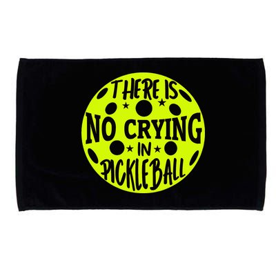 No Crying Pickleball Player Paddleball Lover Dink Funny Microfiber Hand Towel