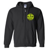 No Crying Pickleball Player Paddleball Lover Dink Funny Full Zip Hoodie