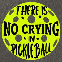 No Crying Pickleball Player Paddleball Lover Dink Funny Cotton Canvas Backpack