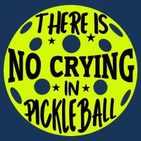 No Crying Pickleball Player Paddleball Lover Dink Funny Infant Baby Jersey Bodysuit
