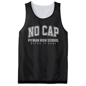 No Cap Pitman High School Keepin It Real Mesh Reversible Basketball Jersey Tank