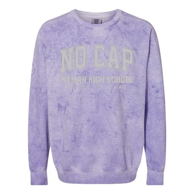 No Cap Pitman High School Keepin It Real Colorblast Crewneck Sweatshirt