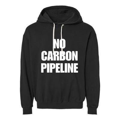 No Carbon Pipeline Garment-Dyed Fleece Hoodie